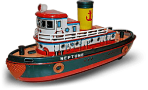 Neptune Tugboat - Vintage Toy - Uncle Al’s Toys