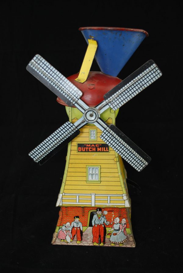 MAC Dutch Mill Tin Sand Toy Vintage 1920's