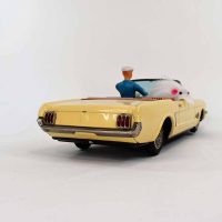 Alps 'Auto Doggie' Mustang Convertible Battery Operated Tin Car