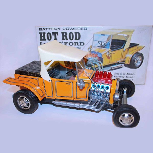 Alps Battery Powered HOT ROD Custom T Ford In Box 1