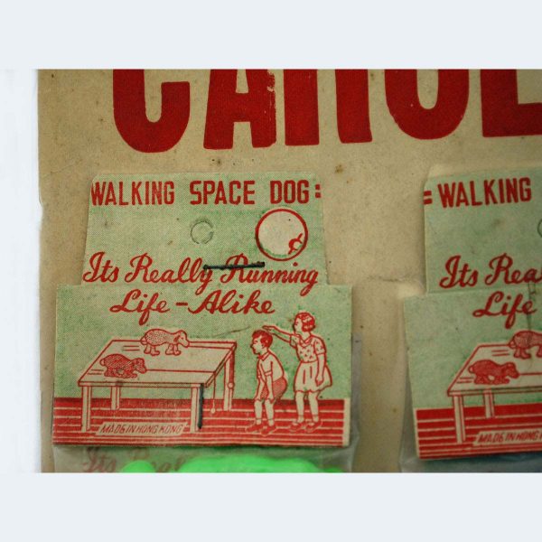 RARE Carolina Best 'Space Walking Dogs' Counter Card Display