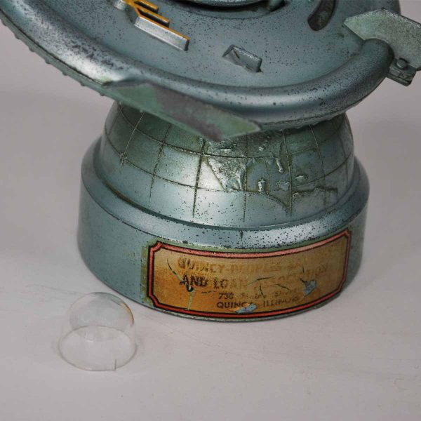 Duro Mold Flying Saucer Mechanical Bank Dome - Replacement