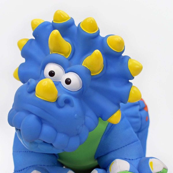 Fisher Price Dino roarrr Triceratops Puffalump Stuffed Toy 1 1