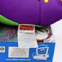 Fisher Price ‘Dino roarrrrr Triceratops Puffalump Stuffed Toy Purple 5 1