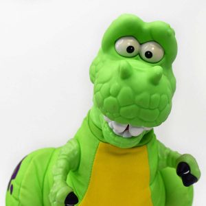 Fisher Price ‘Dino roarrrrr Tyrannosaurus Rex Puffalump Stuffed Toy Green 1 1