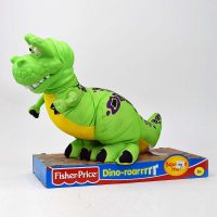 Fisher Price ‘Dino roarrrrr Tyrannosaurus Rex Puffalump Stuffed Toy Green 3 1