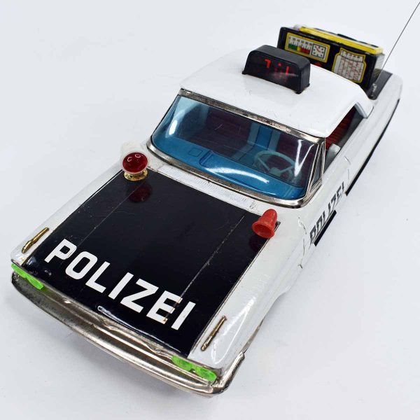 Ichiko 1962 Ford Galaxie German Polizie Car Friction and Battery Toy 10