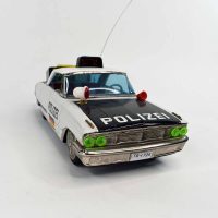 Ichiko 1962 Ford Galaxie German Polizie Car Friction and Battery Toy 4