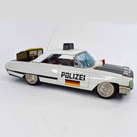 Ichiko 1962 Ford Galaxie German Polizie Car Friction and Battery Toy 5