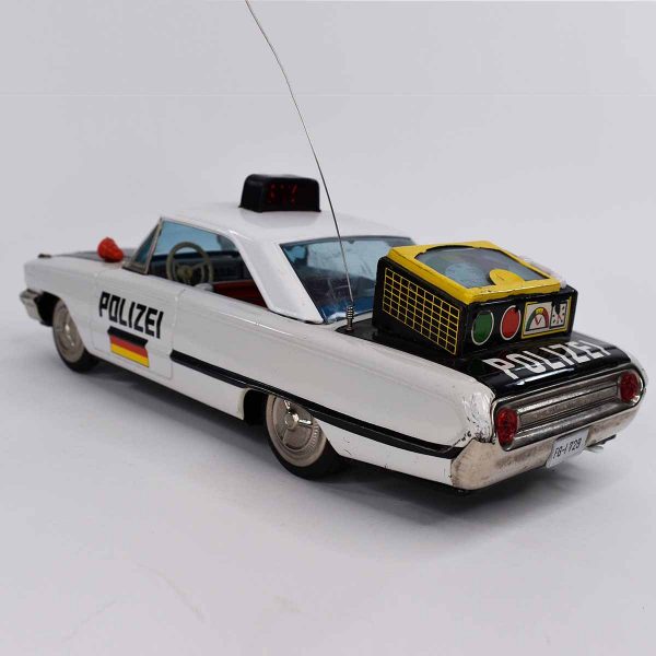 Ichiko 1962 Ford Galaxie German Polizie Car Friction and Battery Toy