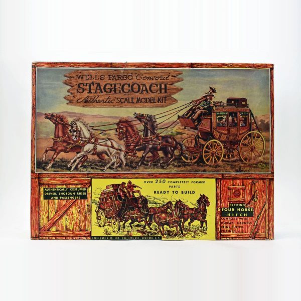 Marx Wells Fargo Stagecoach Toy Model Kit