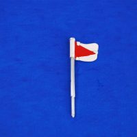 Masudaya Queen of the Sea Replacement Tin Flag 2