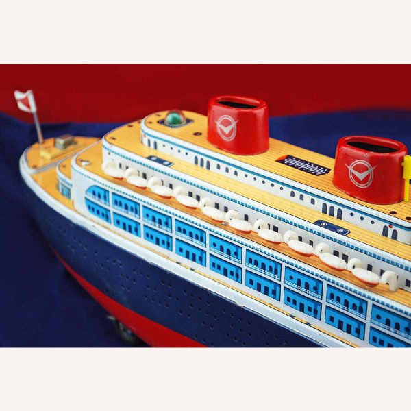 Masudaya ‘Queen Of The Sea Battery Operated Ocean Liner 1