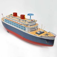 Masudaya ‘Queen Of The Sea Battery Operated Ocean Liner 5