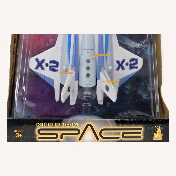Walt Disney World Mission Space X 2 Spacecraft OOP RARE Battery Operated Mint in Box 8