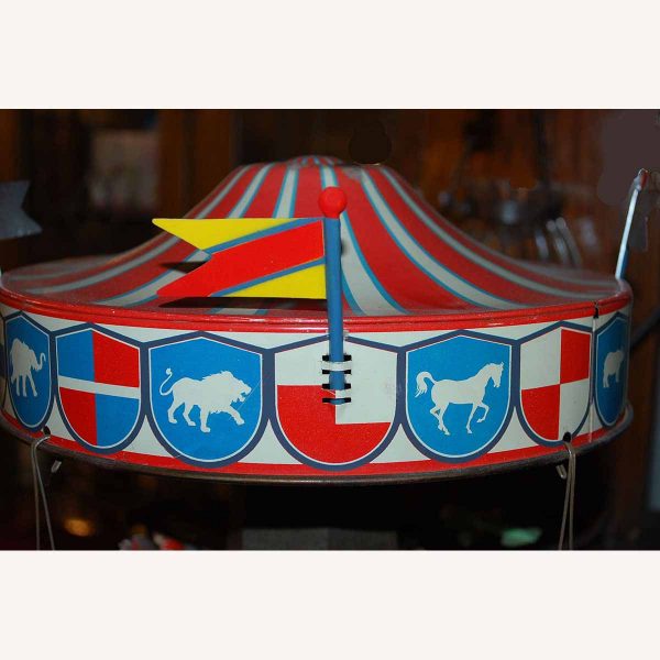 Wolverine Carousel Tin Flag 5