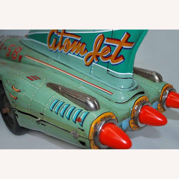 1950's Yonezawa Atom Jet Car Replacement Tail Fin - Uncle Al's Toys
