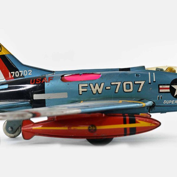 Yonezawa USAF F100 FW 707 Tin Jet Plane 12