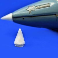 Yonezawa XM 12 Moon Rocket Replacement Rubber Nose Cone and Fin Tips 2