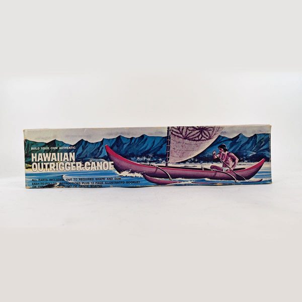 Hawaiian Outrigger Canoe Wooden Model Kit