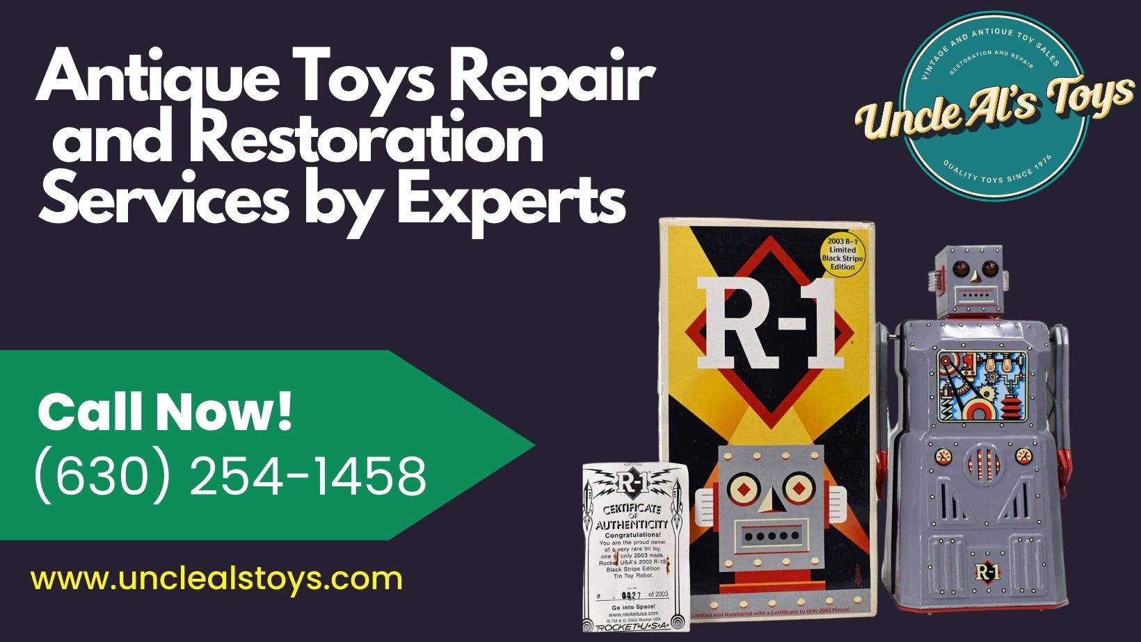 Antique Toys Repair and Restoration Services by Experts - Uncle Al's Toys - Uncle Al's Toys