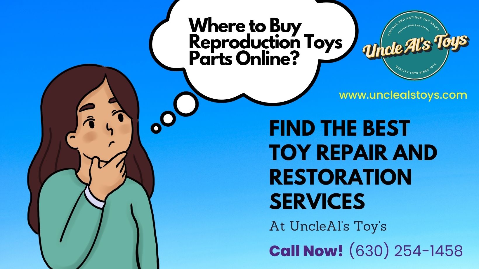 Where to Buy Reproduction Toys Parts Online - Uncle Al's Toys - Uncle Al's Toys