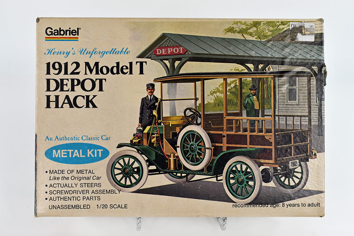 Gabriel 1912 Model T Depot Hack Metal Model Kit