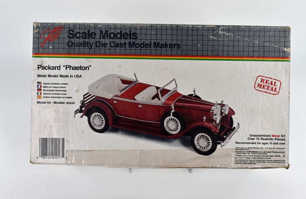 Scale Models Packard Phaeton Die Cast Model Kit #4017