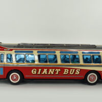 Yonezawa Giant Bus Friction Powered Toy No Box - Front view 2
