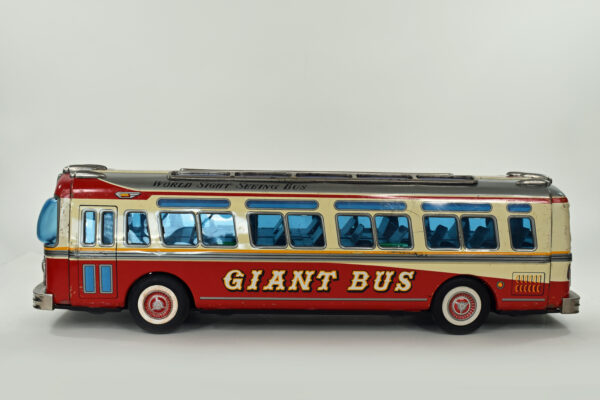 Yonezawa Giant Bus Friction Powered Toy No Box - Front view 2