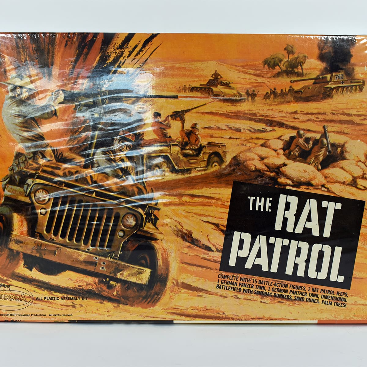 The Rat Patrol Plastic Model Sealed Kit 1967 by Aurora