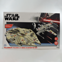 Star Wars Paper Model Millennium Falcon & X-Wing Starfighter Set toy