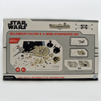 Star Wars Paper Model Millennium Falcon & X-Wing Starfighter Set