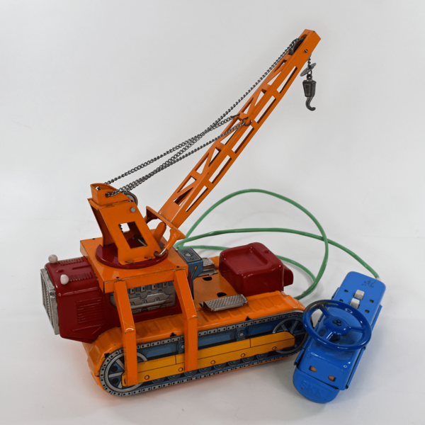 1950s Battery Operated Dozer Crane, SKK Japan