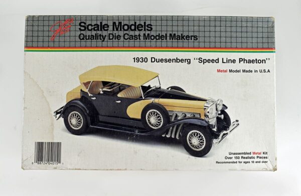 Scale Models 1930 Duesenberg "Speed Line Phaeton" Model Kit #4015