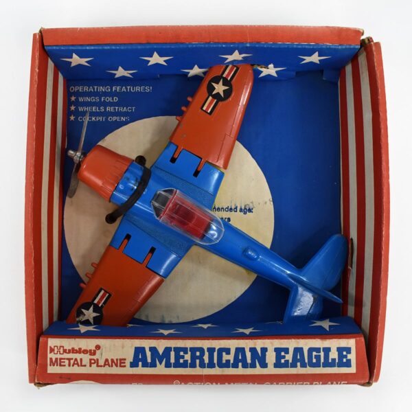 Hubley Kiddie Toy American Eagle Fighter Bomber and P-47