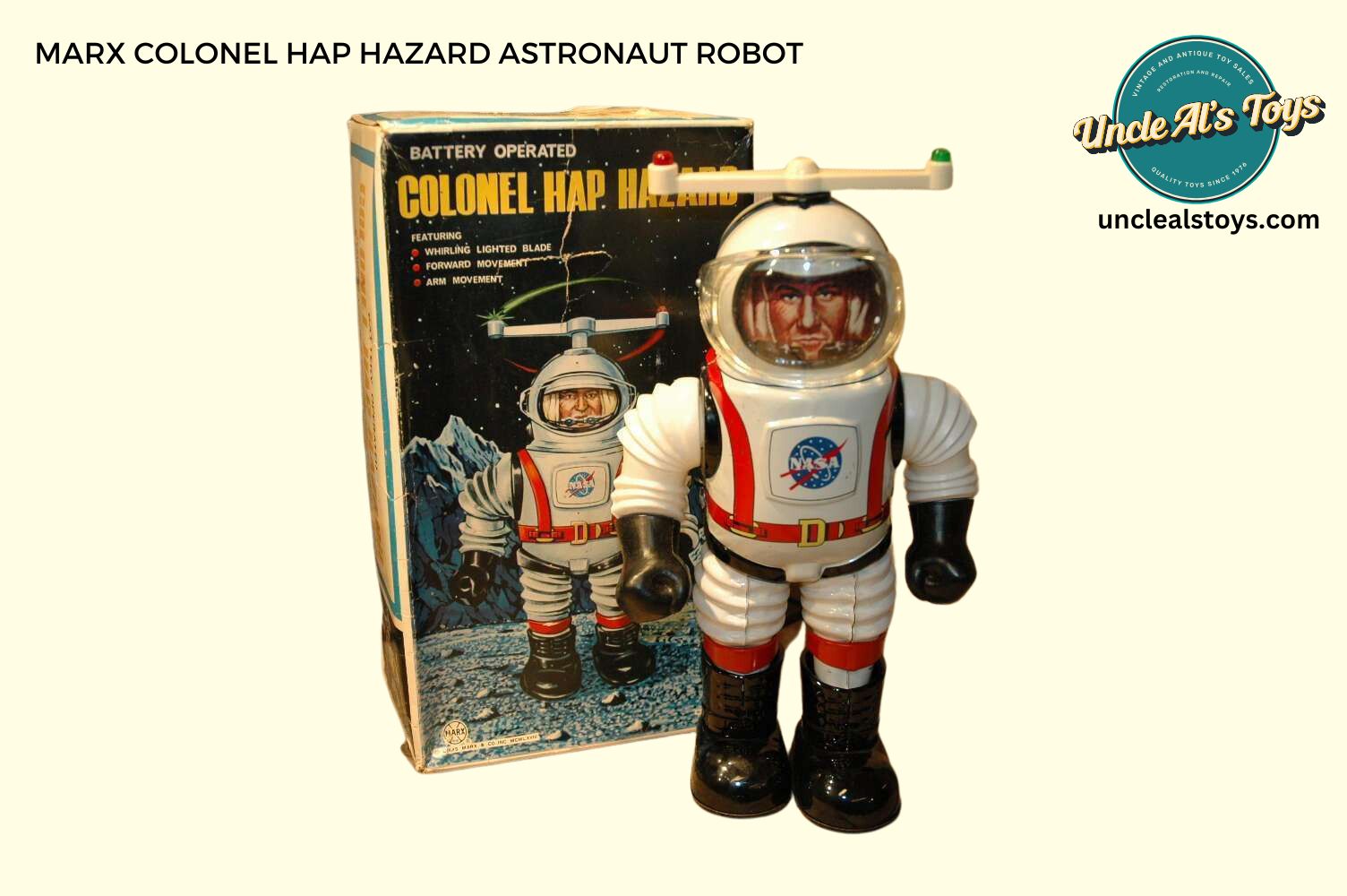 Marx Colonel Hap Hazard Astronaut Robot Japan