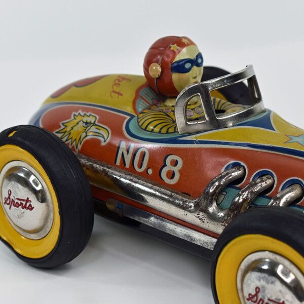 Vintage Yonezawa Rocket No. 8 Racer car toy
