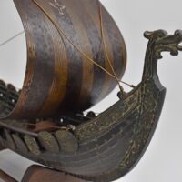 Buy Edward Aagaard Viking Ship Bronze Copenhagen Iron Art