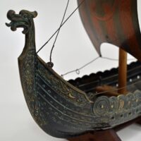 Edward Aagaard Viking Ship Bronze Copenhagen Iron Art - Uncle Al's Toys