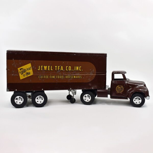 1954 Tonka Jewel Tea Co. Truck and Trailer Pressed Steel