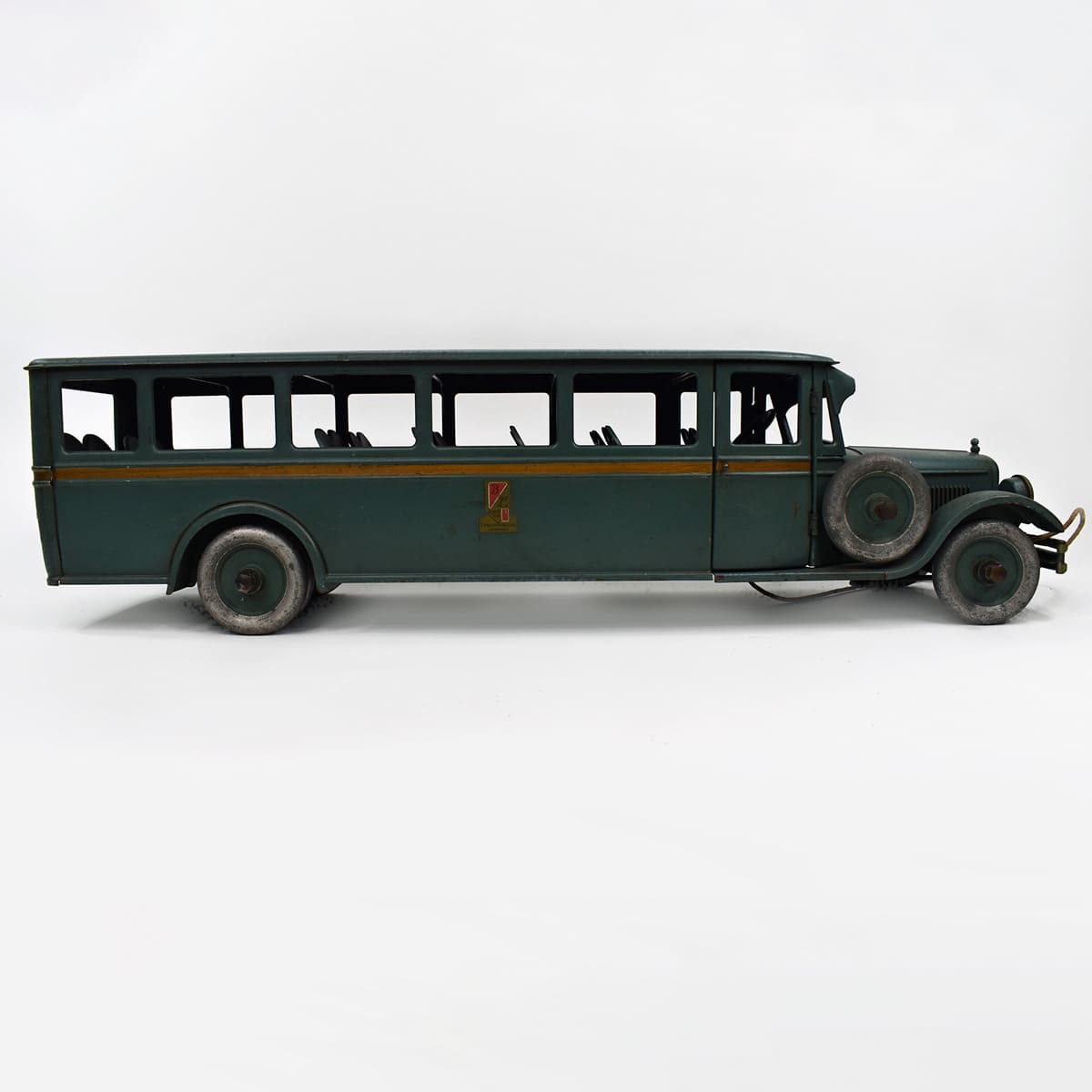 Antique VTG Original 1920's Buddy L No 208 Passenger Coach