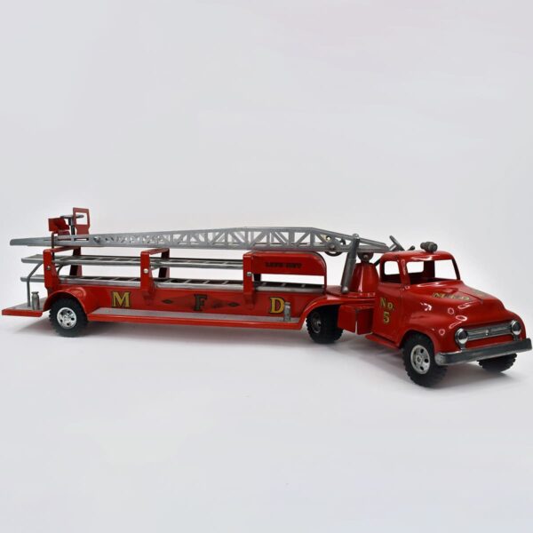 1950s Tonka TFD Ae Aerial Hook and Ladder Fire Truck