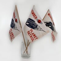 Vintage Planet Patrol Bicycle Flag - Uncle Als Toys