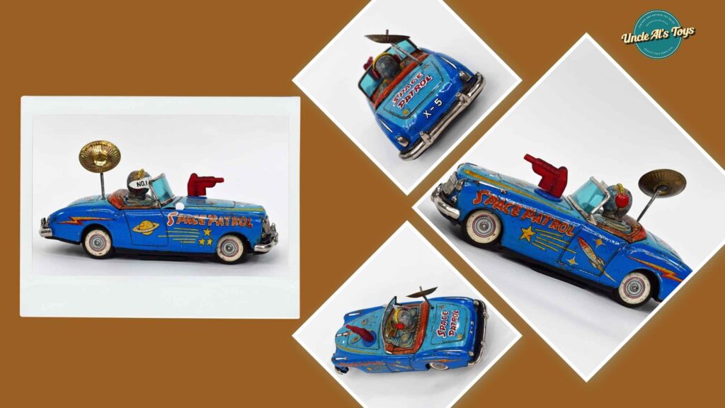 1950s Ichiko Space Patrol Battery-Operated Car (Rare)