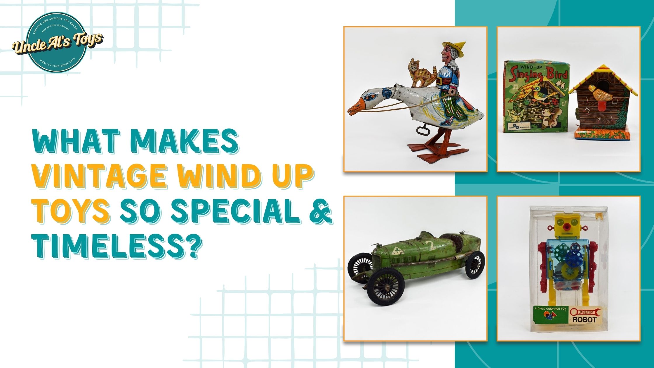 Vintage Wind Up Toys - Uncle Als Toys