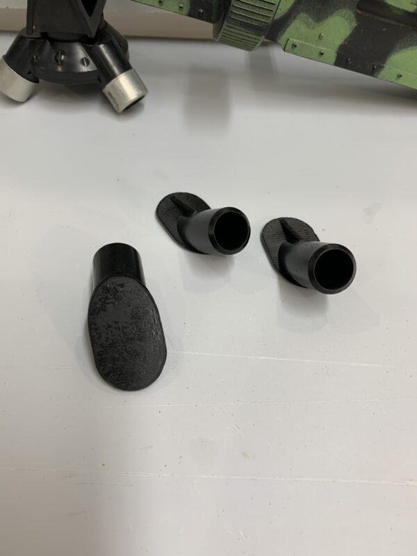 Marx 50 Caliber Machine Gun Replacement Plastic Tripod Feet - Uncle Al's Toys