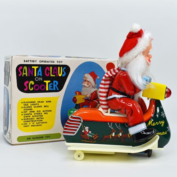 Santa Clause on Scooter - Uncle Als Toys