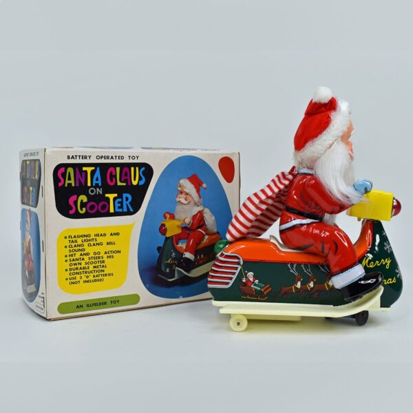 Santa Clause on Scooter - Uncle Als Toys