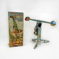 Alps Twirly Whirly Rocket Ride with Original Box and Insert - Uncle Al's Toys